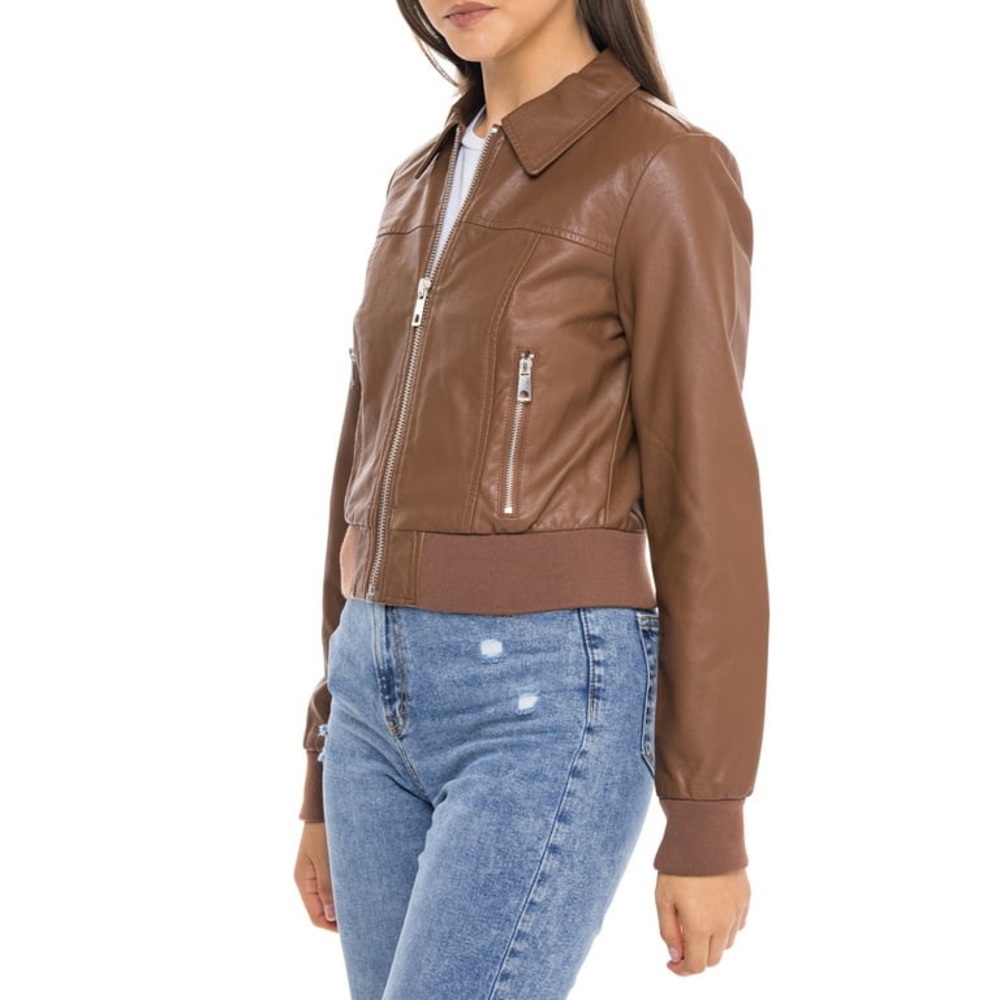 Sebby Collection Leather Jacket - Picture 3 of 7